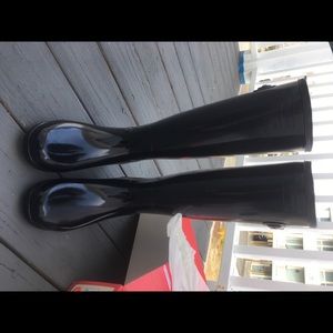 Hunter Refined Slim Fit Tall Gloss Rain Boots